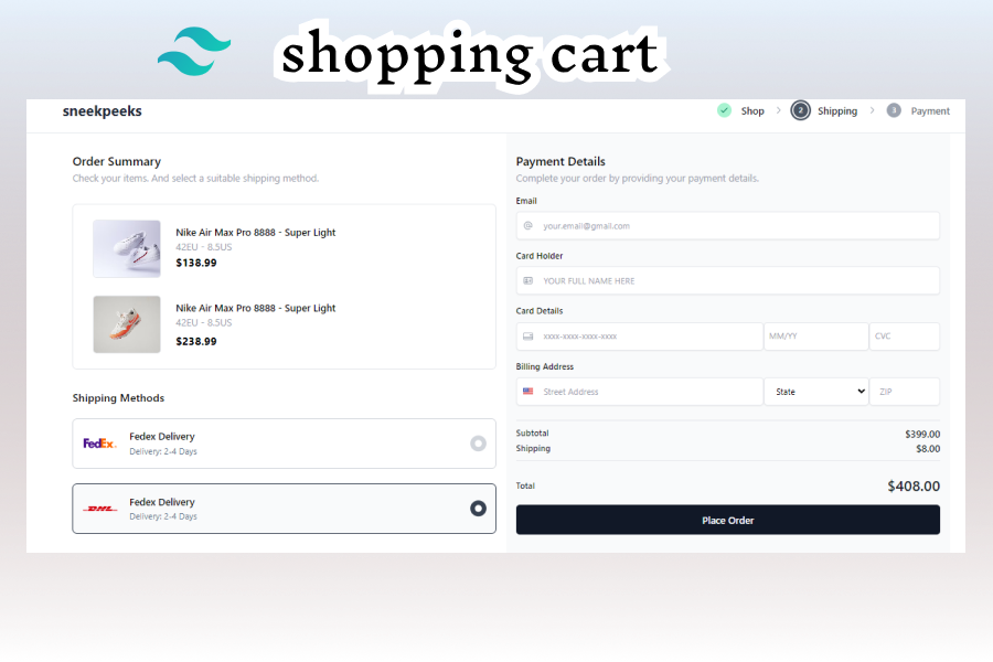 Shopping Carts Component